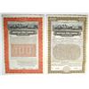 Image 1 : Mortgage-Bond Co. of New York, 1905 to 1912, Specimen Gold Coupon Bond Pair