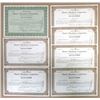 Image 1 : Maxim Munitions Corp., 1915 to 1918, Group of I/U Stock Certificates