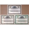 Image 1 : Pittsburgh, Cincinnati, Chicago and St. Louis Railroad Co., 1920, Specimen Bond Trio