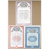 Image 1 : Union Pacific Railroad Co., 1907 to 1950s, Specimen Bond Trio