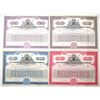 Image 1 : Chesapeake and Ohio Railway Co. 1928, Specimen Registered Gold Bond Quartet.