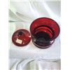 Image 5 : Depression Glass Royal Ruby Glass A
