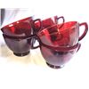 Image 3 : Depression Glass Royal Ruby Glass A