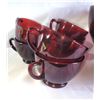 Image 4 : Depression Glass Royal Ruby Glass A