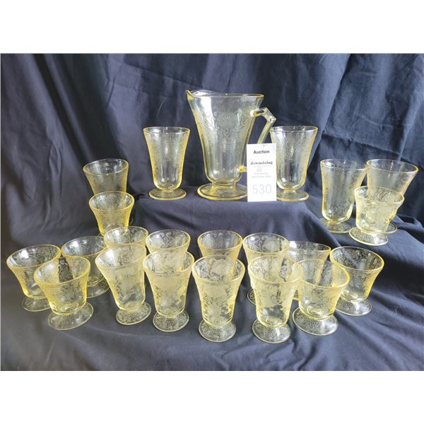 Depression Florentine Glass 1934 A