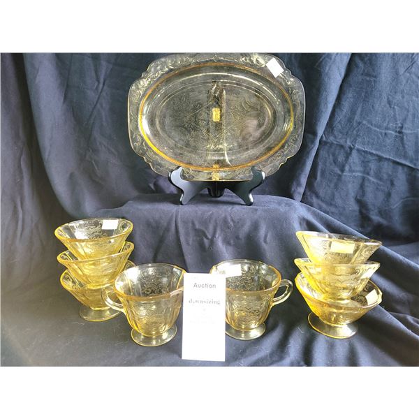 Antique Madrid Glass 1932 A