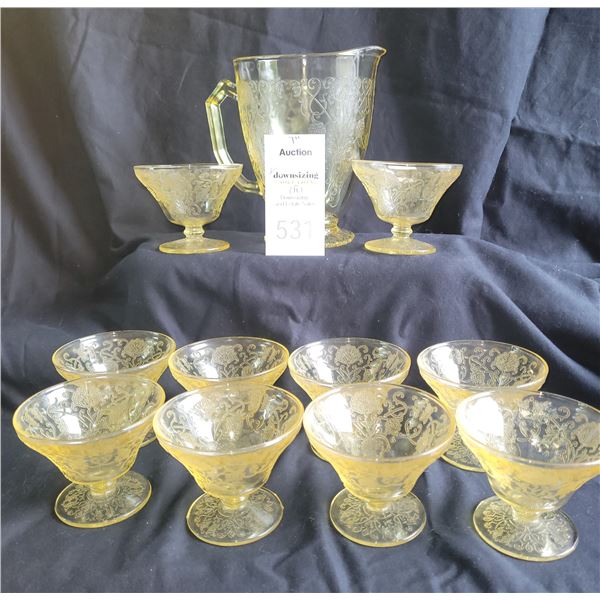 Depression Florentine Glass 1934 A