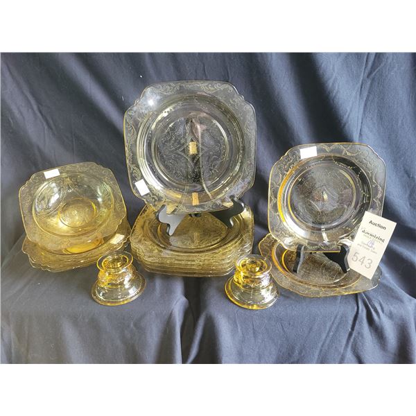 Antique Madrid Glass 1932 A