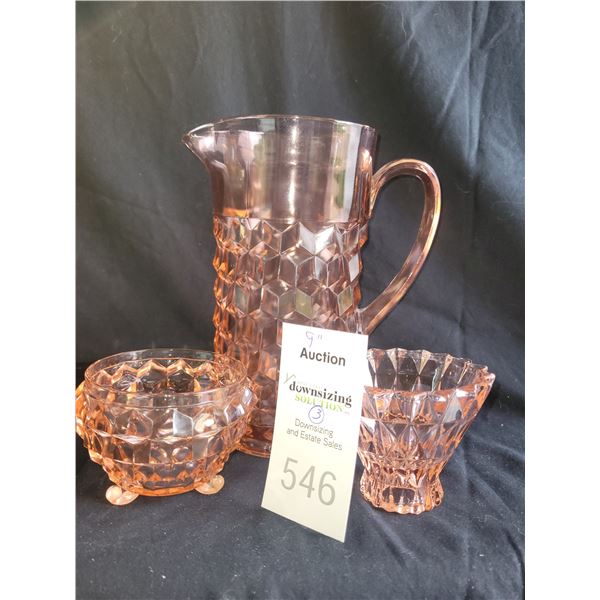 Pink Windsor Glass A