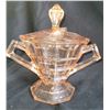 Image 5 : Art Deco Pink Glass A