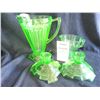 Image 1 : Uranium Glass Art Deco A