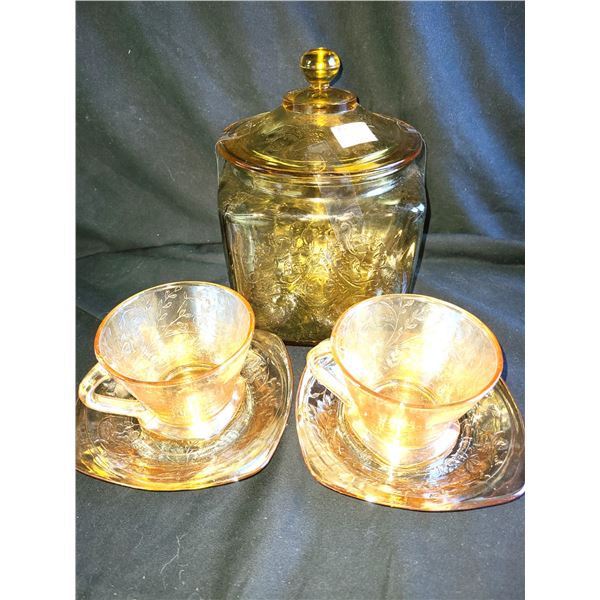 Amber & Luster Glass A