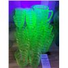 Image 2 : Uranium Glass Stemware A