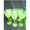 Image 3 : Uranium Glass Stemware A