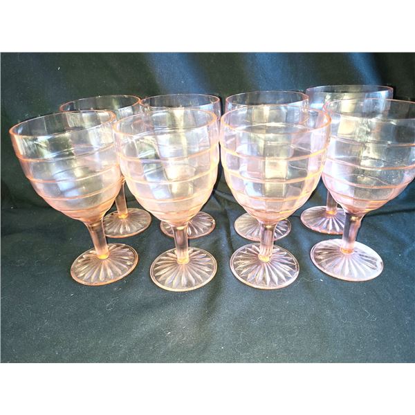 Depression Tea Shop Pink Glassware A