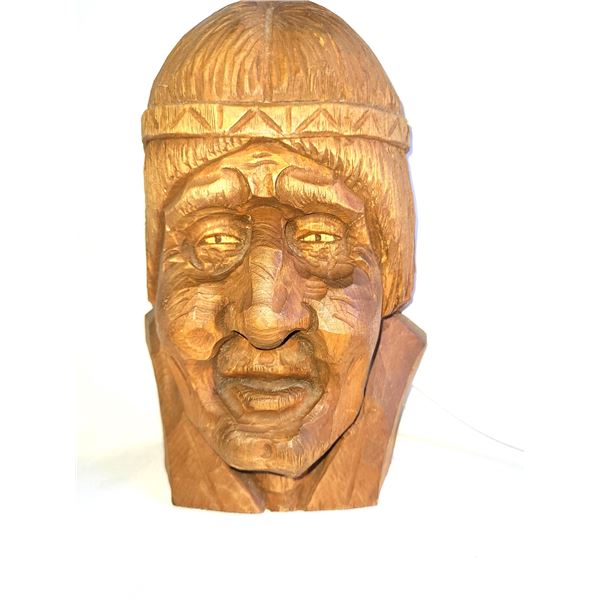 Carved Head Artist Whitehorse A