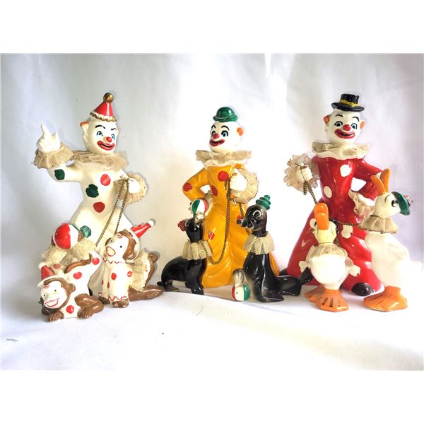 Clowns With Animals A