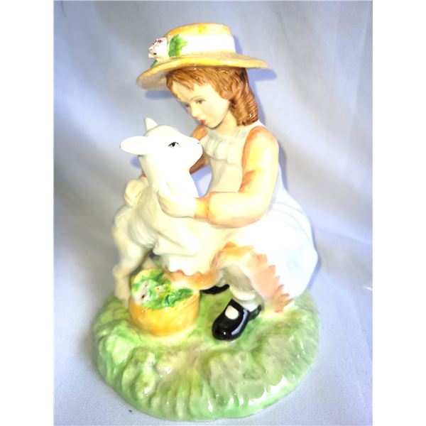 Royal Doulton Age of Innocence. Making Friends.  Signed by Michael Doulton  A