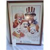 Image 1 : Framed Clown Poster B