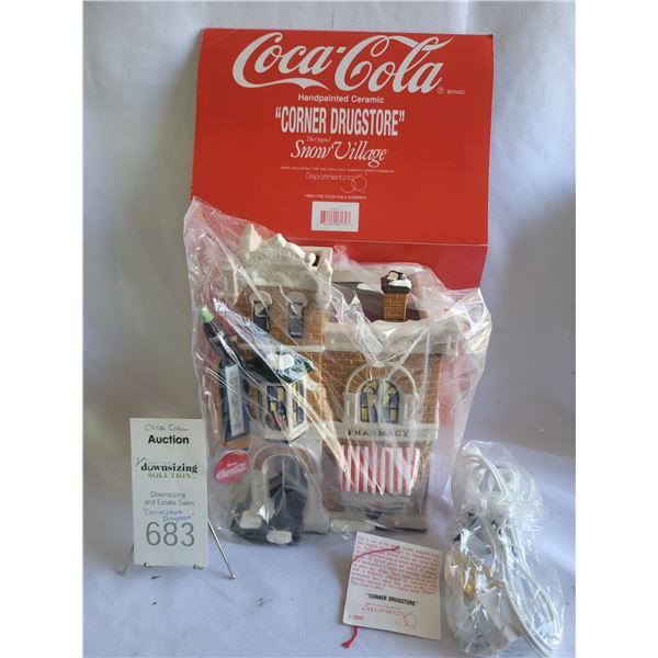 Dept 56 Coca Colla Corner Drugstore B