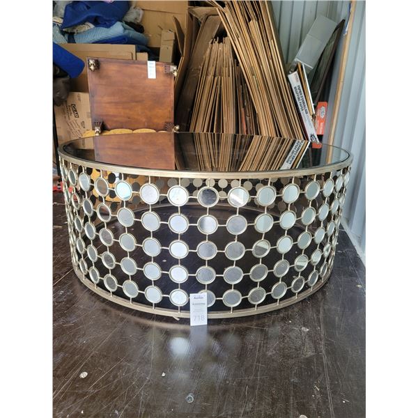 Designer, Mirrored Top Coffee Table C