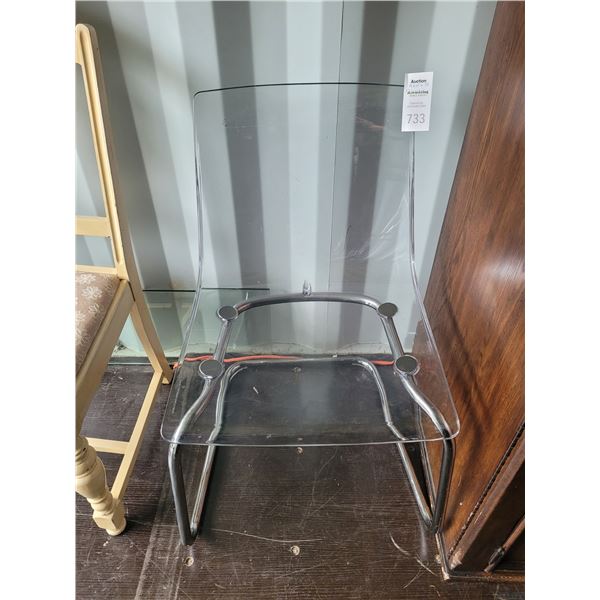 Designer Lucite Chair C