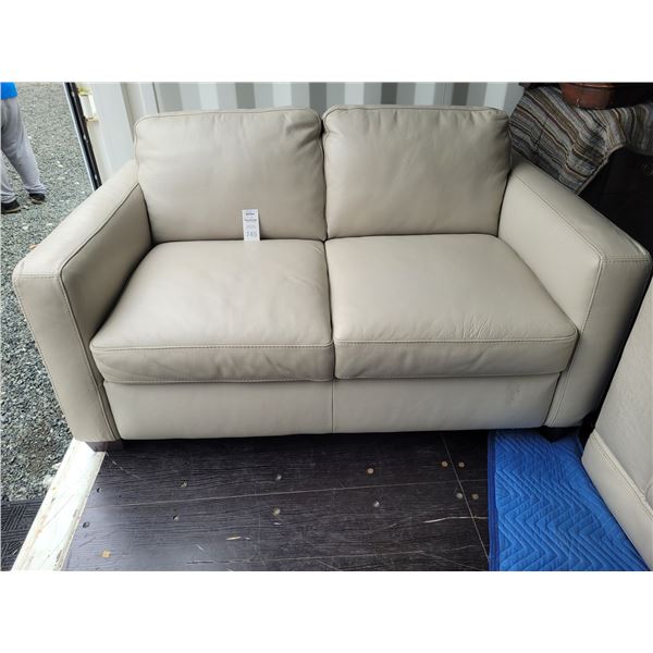 Natuzzi  Editions Leather Sofa C