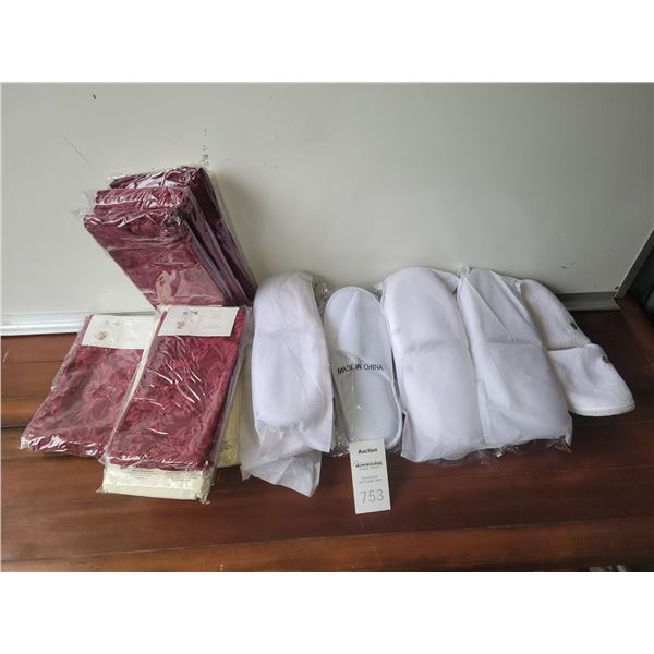 Napkins, Floral & Slippers B
