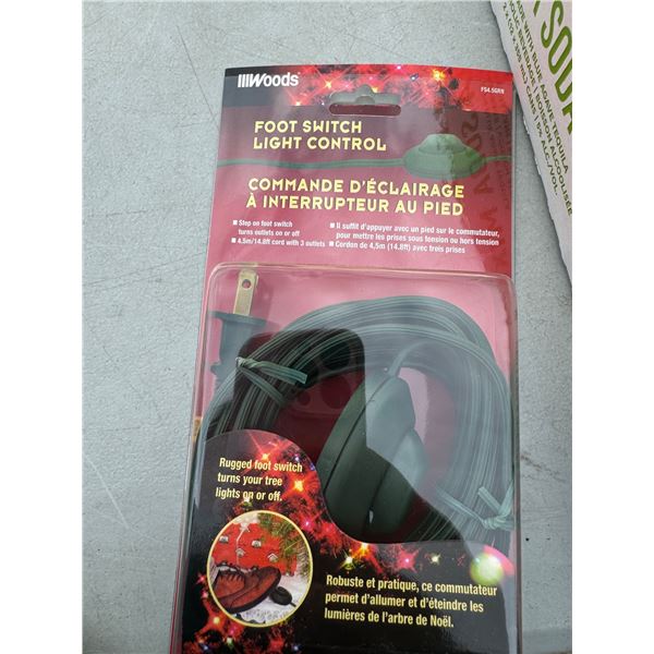 Foot switch light decor