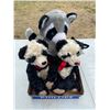 Image 1 : Bombay bears and raccoon stuffy