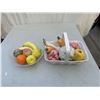 Image 1 : ceramic fruit and vegetables