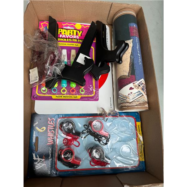 Whistles and other