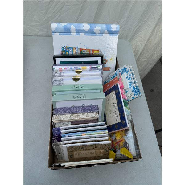 Greating cards and thank you notes, etc.