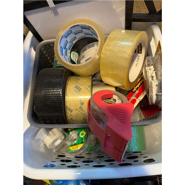 Assorted tapes