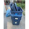 Image 1 : Stack of five bins with lids