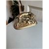 Brass dog figurine