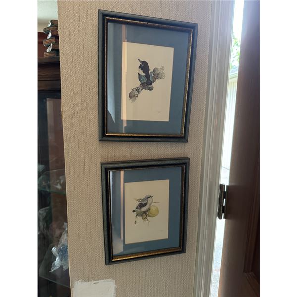 Bird wall hangings