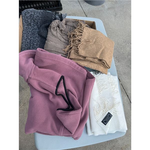 Scarves, and vest