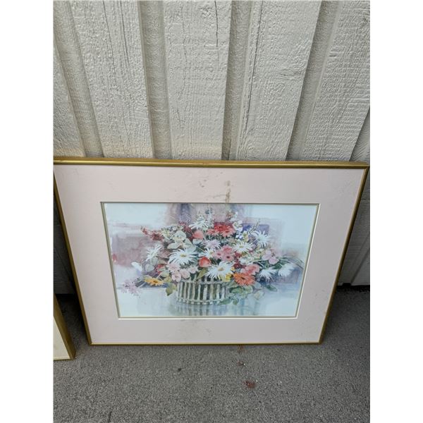Floral wall hanging
