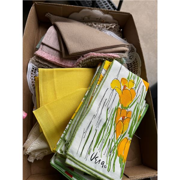 Napkins, and doilies