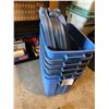Image 1 : 6 bins with lids