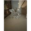 Image 1 : Bohemian lead crystal dog figurine