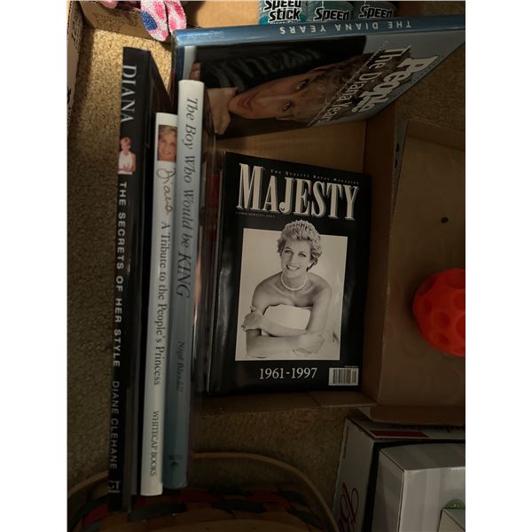 Princess, Diana and royalty books