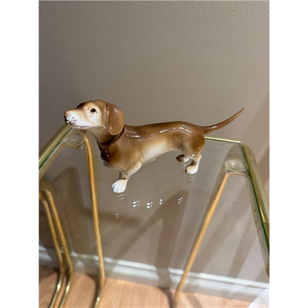 Royal Dux dog figurine