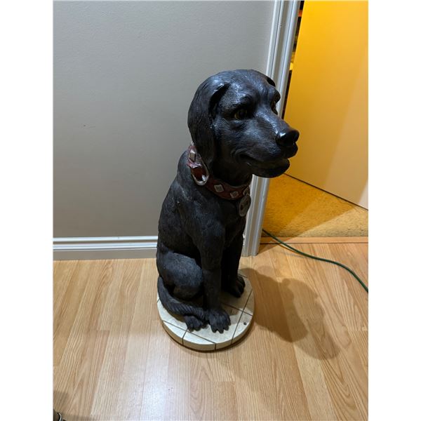 Dog statue