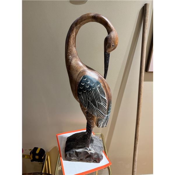 Bird carving