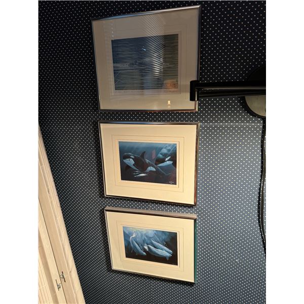Three wall hangings