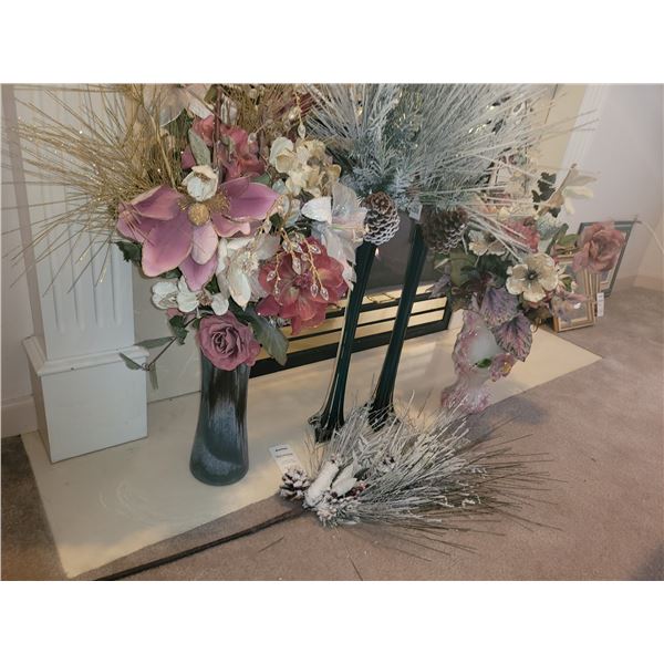 Faux Flower Arrangements A