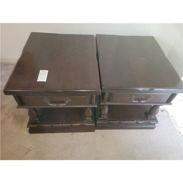 Vintage End Tables A