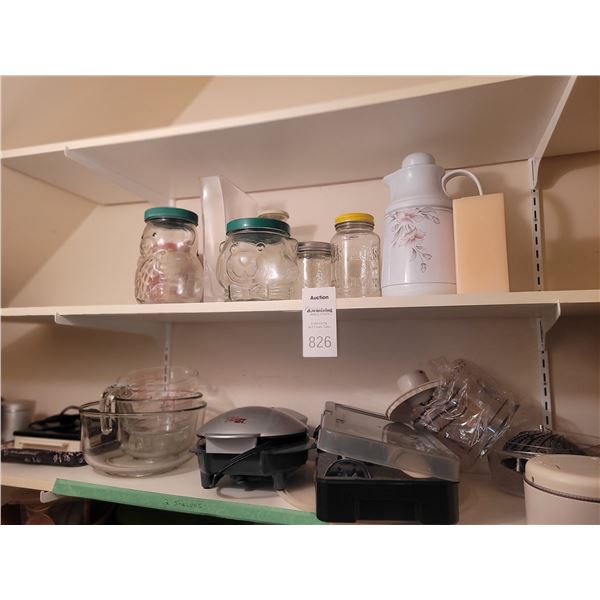 Glass Mixing Bowls, Coffee Warmer A